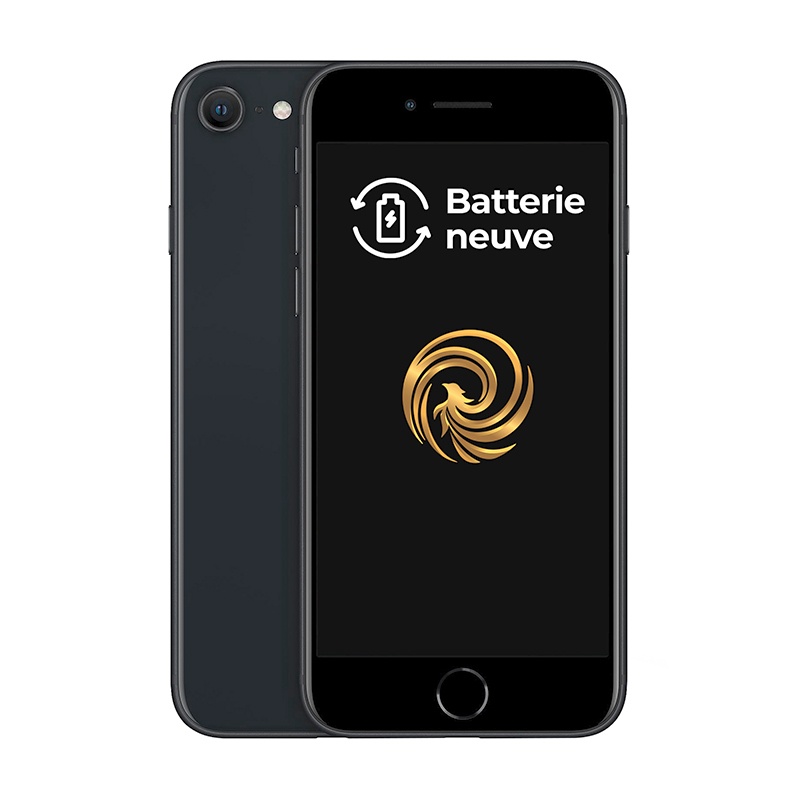 Apple Iphone Se 2020 64go Noir Reconditionne Grade eco Batterie Neuve